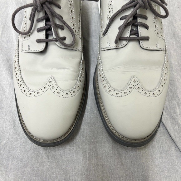 Cole Haan Oxford Shoes Men\'s US 10.5M Gray Grand Evolution Wingtip C26319 Chrty